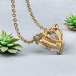 Load image into Gallery viewer, 2.00 Ct D VS1 Lab Grown Heart Shaped Diamond Pendant 14k Gold IGI Certified