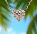 Load image into Gallery viewer, 3.00 Ct D VS1 Lab Grown Heart Shaped Diamond Pendant 14k Gold IGI Certified