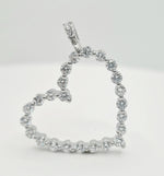 Load image into Gallery viewer, 1.50 Carat Lab Grown Diamond Heart Pendant 14K Gold with Chain