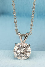 Load image into Gallery viewer, IGI Certified 4.00 Ct Round G/VS1 Lab Grown Diamond Necklace 14K White Gold