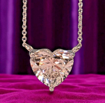 Load image into Gallery viewer, 3.00 Ct D VS1 Lab Grown Heart Shaped Diamond Pendant 14k Gold IGI Certified