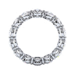 Load image into Gallery viewer, Shared Prong with Airline Setting Round Brilliant Eternity Band