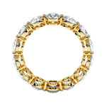 Load image into Gallery viewer, Shared Prong with Airline Setting Round Brilliant Eternity Band