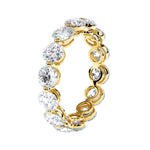 Load image into Gallery viewer, Shared Prong with Airline Setting Round Brilliant Eternity Band