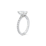 Load image into Gallery viewer, 2.26 Carat Pear Shape Custom Diamond Engagement Ring in Platinum
