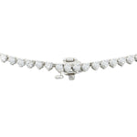 Load image into Gallery viewer, 13.25 Carat Graduating Lab Grown Diamond Tennis Necklace in 18K White Gold