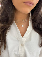 Load image into Gallery viewer, 1.10 Carat Round Diamond Halo Necklace