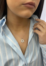 Load image into Gallery viewer, Star of David Diamond Pendant