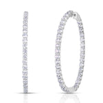 Load image into Gallery viewer, 9.04 Carat 2" Oval Shape Round Diamond Earrings