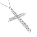 Load image into Gallery viewer, Holy Diamond Cross Pendant Medium Size
