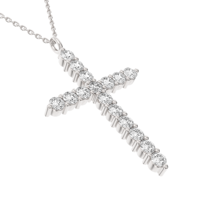 Holy Diamond Cross Pendant Medium Size