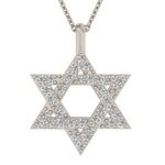 Load image into Gallery viewer, Star of David Diamond Pendant