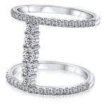 Load image into Gallery viewer, Double Diamond Band Ring