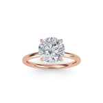 Load image into Gallery viewer, 2 Carat Whisper Thin Round Diamond Engagement H color SI1 clarity