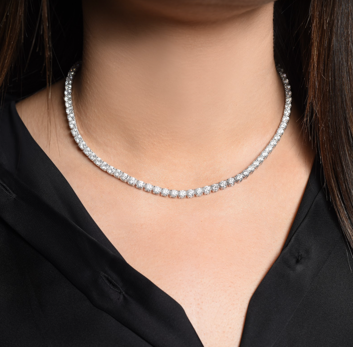 Tennis chain 16 best sale inch