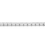 Load image into Gallery viewer, Tapered Four Prong Diamond Tennis Bracelet in White Gold