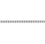 Load image into Gallery viewer, Round Diamond Three Prong Tennis Necklace in White Gold