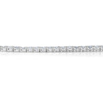 Load image into Gallery viewer, Tapered Four Prong Diamond Tennis Bracelet in White Gold - Lab Grown