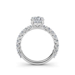 Load image into Gallery viewer, 3.16 Carat Oval Diamond Engagement Ring GIA Certified G/SI2