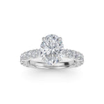 Load image into Gallery viewer, 3.16 Carat Oval Diamond Engagement Ring GIA Certified G/SI2