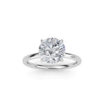 Load image into Gallery viewer, 2 Carat Whisper Thin Round Diamond Engagement H color SI1 clarity