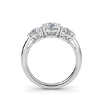 Load image into Gallery viewer, 2.25 Carat Three Stone Round Diamond Engagement Ring GIA Certified G/VS2