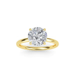 Load image into Gallery viewer, 2 Carat Whisper Thin Round Diamond Engagement H color SI1 clarity