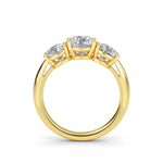 Load image into Gallery viewer, 2.25 Carat Three Stone Round Diamond Engagement Ring GIA Certified G/VS2
