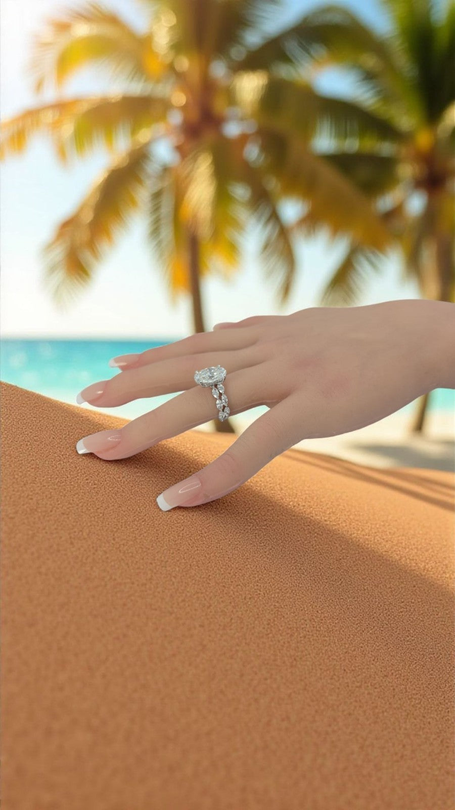 3.42 Ct D VS1 Round Lab Grown Diamond Engagement Ring 14k Yellow IGI Certified