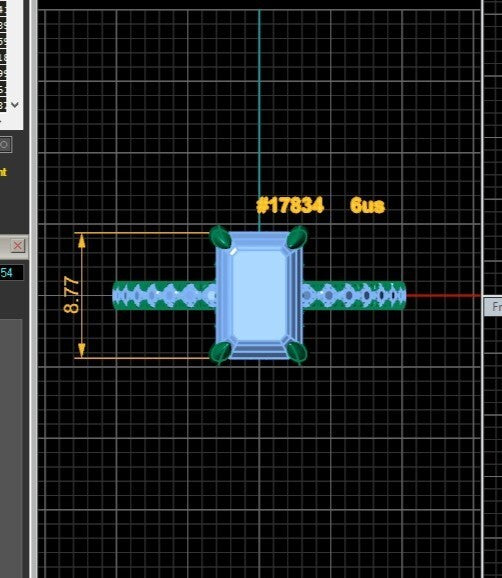 4.50 Ct Emerald Cut Diamond Ring E VS2 Lab Grown IGI Certified Set in Platinum
