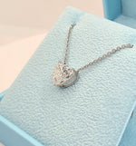 Load image into Gallery viewer, 1.00 Ct D VS1 Lab Grown Heart Shaped Diamond Pendant 14k Gold IGI Certified