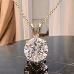 Load image into Gallery viewer, 2.00 Ct D VS1 Lab Grown Diamond Solitaire Pendant 14k with Chain IGI Certified