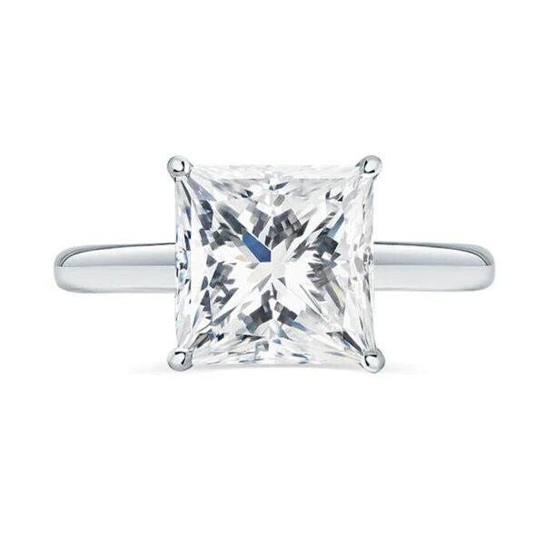 1.00 Princess Diamond Ring Lab Grown Diamond IGI Certified