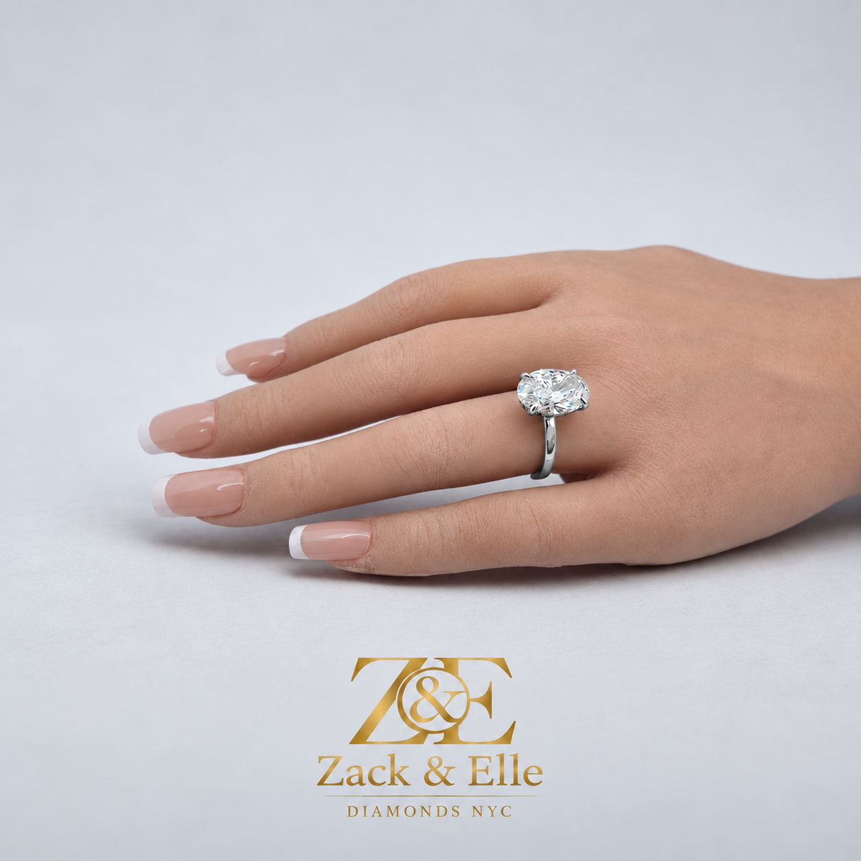5.15 Ct E VS1 Oval Pink Sapphire Halo Lab-Grown Diamond Ring