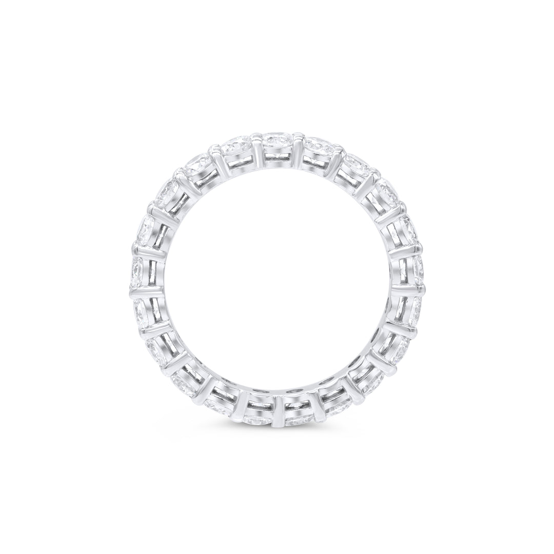 2 Carat Lab Grown Round Diamond Comfort Fit Eternity Band