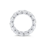 Load image into Gallery viewer, 8.18 Carat Round Lab Grown Diamond Eternity Band with Trellis Micropave Side Gallery
