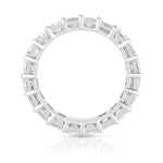 Load image into Gallery viewer, 5.0 Carat Emerald Cut Diamond Eternity Band with Low Base Airline
