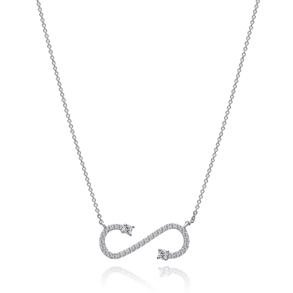 Diamond Infinity Pendant Necklace