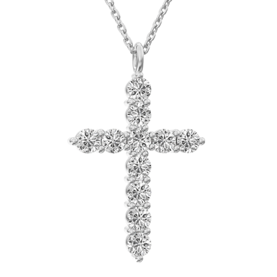Holy Diamond Cross Pendant Small Size