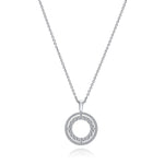 Load image into Gallery viewer, Diamond Circles Pendant Necklace
