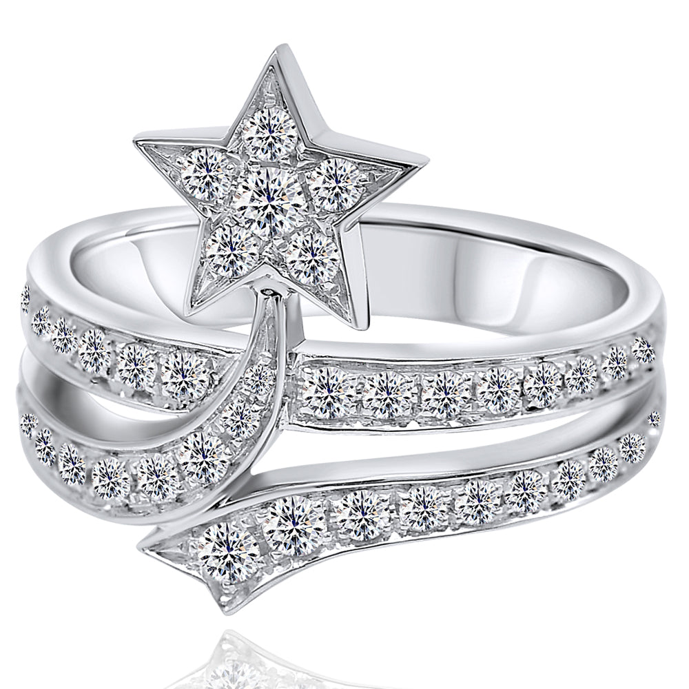 Shooting Star Diamond Ring