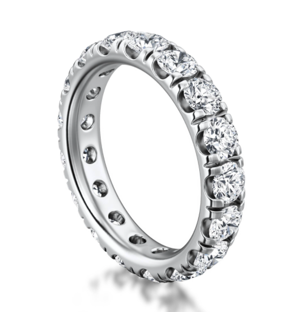 3.5mm Round Diamond Eternity Band