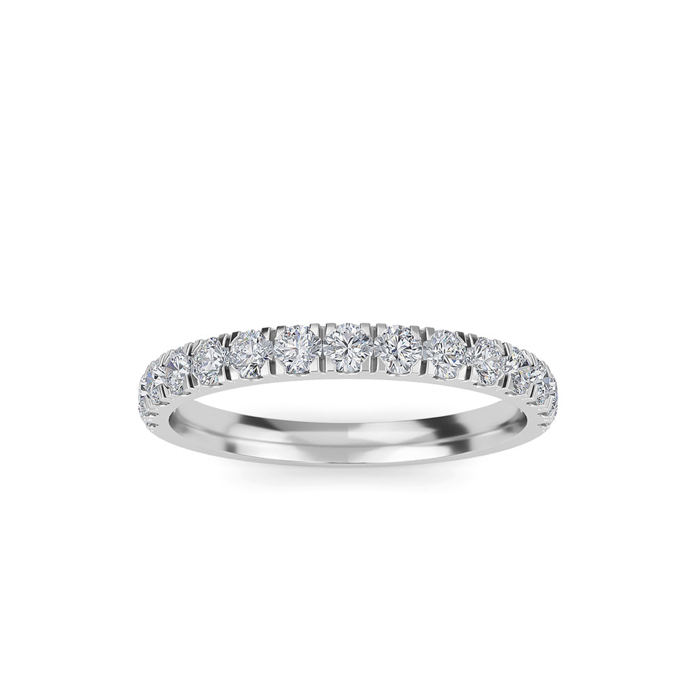 0.50 Carat Round Diamond Wedding Band