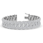 Load image into Gallery viewer, Diamond Cuban Link Chain Bracelet
