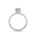 Load image into Gallery viewer, 1.86 Carat Cushion Diamond Engagement Ring with Hidden Halo
