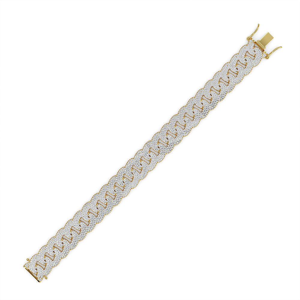 Diamond Cuban Link Chain Bracelet