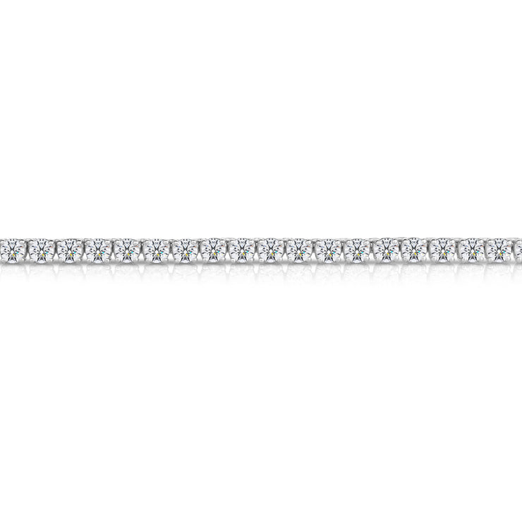 18.40 Carat Round Diamond 16 Inch Tennis Necklace