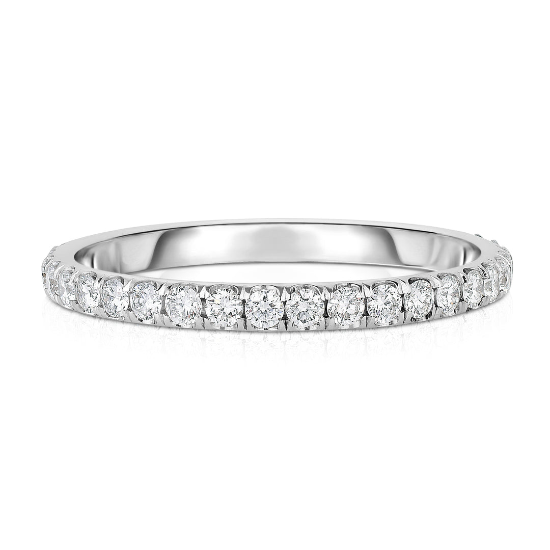 1.6 mm Round Diamond Wedding Band