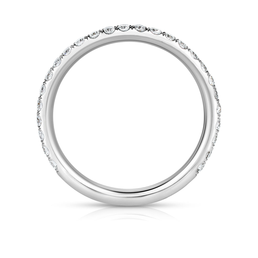 1.6 mm Round Diamond Wedding Band